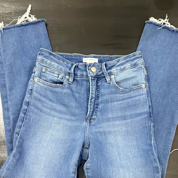 Good American NWT 💙 Good Legs Straight Mid Rise Denim Jeans. Size: 2/26 - Picture 6 of 12